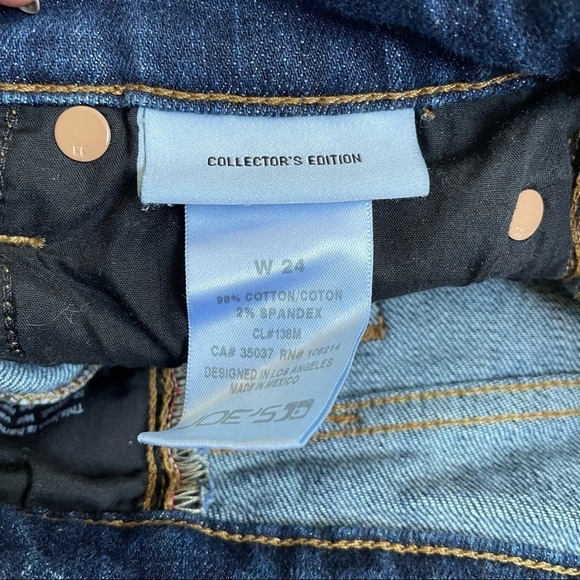 Joe's Jeans Destructed Blue The Markie Denim Short - Picture 9 of 11